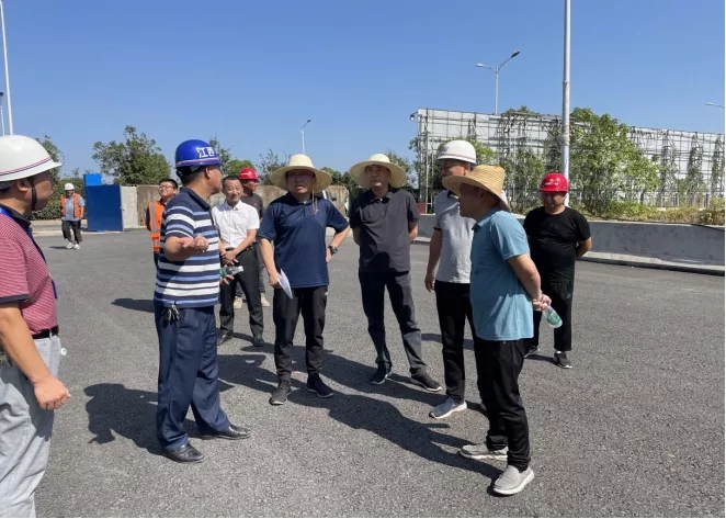 章勇视察青山湖西岸片区基础设施建设工程、、、丹霞路蹊径及综合管廊工程EPC项目工程  